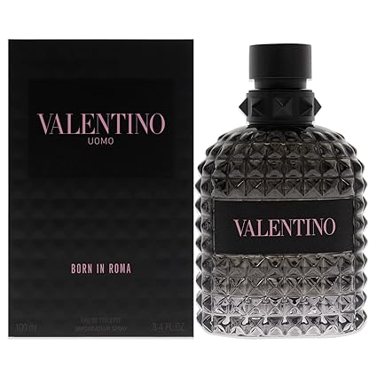 Valentino Uomo Born in Roma EDT Spray – Luxury Men's Designer Perfume | 3.4 oz