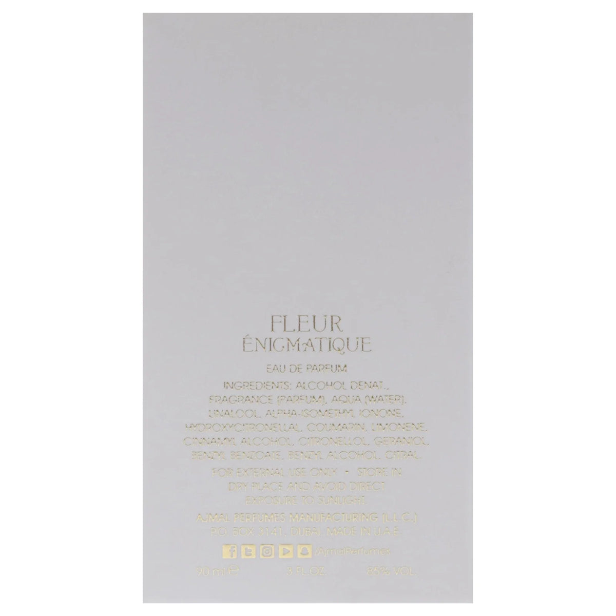 Ajmal Fleur Enigmatique EDP Spray 90ml Unisex
