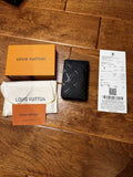 Louis Vuitton Black Pocket Organizer Wallet